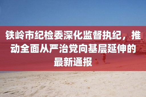 鐵嶺市紀(jì)檢委深化監(jiān)督執(zhí)紀(jì)，推動(dòng)全面從嚴(yán)治黨向基層延伸的最新通報(bào)