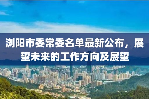 瀏陽(yáng)市委常委名單最新公布，展望未來(lái)的工作方向及展望