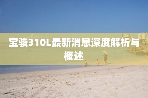 寶駿310L最新消息深度解析與概述