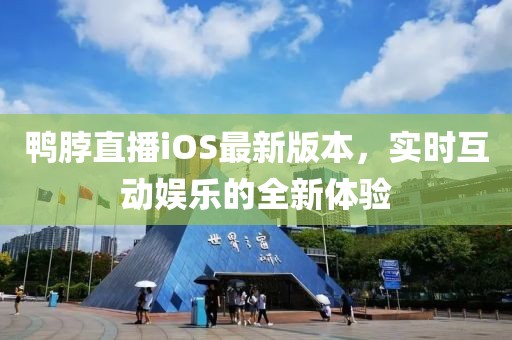 鴨脖直播iOS最新版本，實時互動娛樂的全新體驗