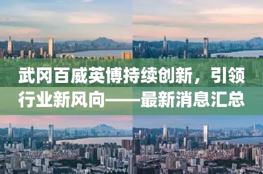 武岡百威英博持續(xù)創(chuàng)新，引領(lǐng)行業(yè)新風(fēng)向——最新消息匯總