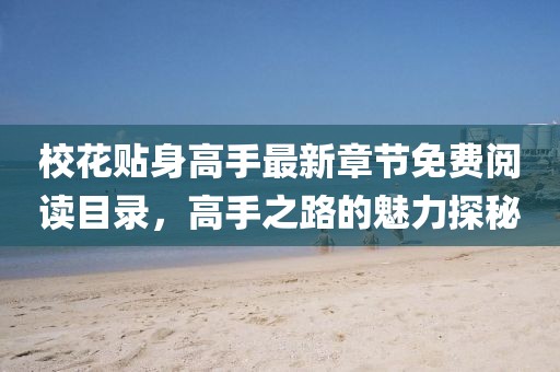 ?；ㄙN身高手最新章節(jié)免費閱讀目錄，高手之路的魅力探秘