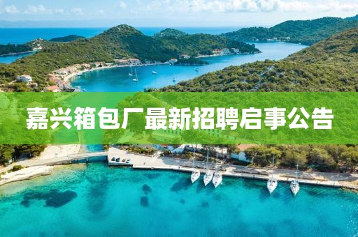 嘉興箱包廠最新招聘啟事公告